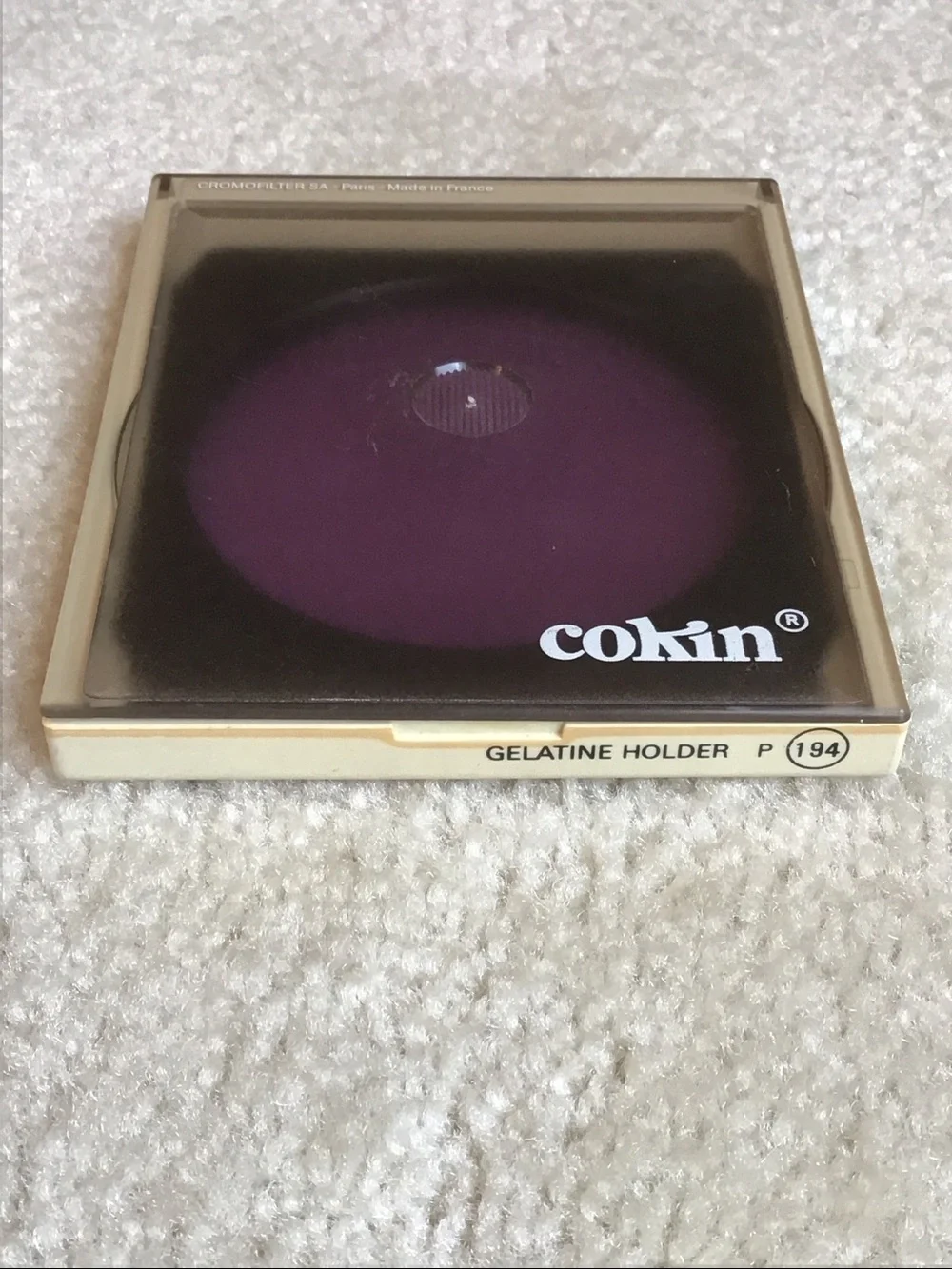 4 Vintage Cokin Cromofilter SA, P 194, P 025, P 083, and P 86 with original case